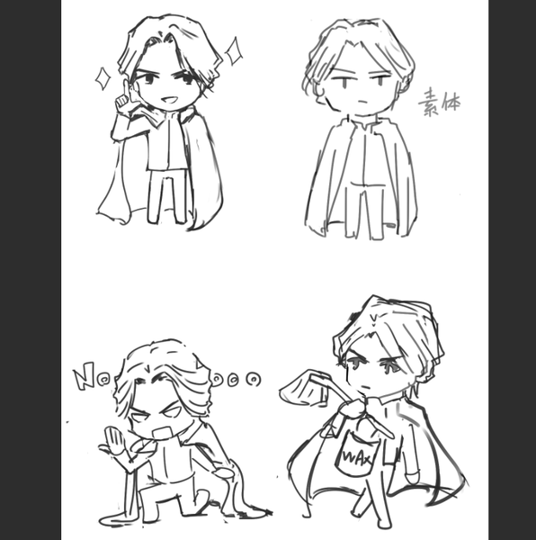 ミニキャラらくがき