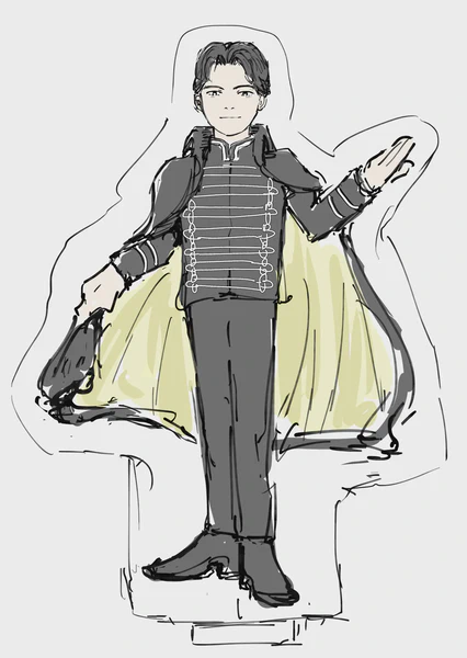 アクスタ案-短髪のすがた