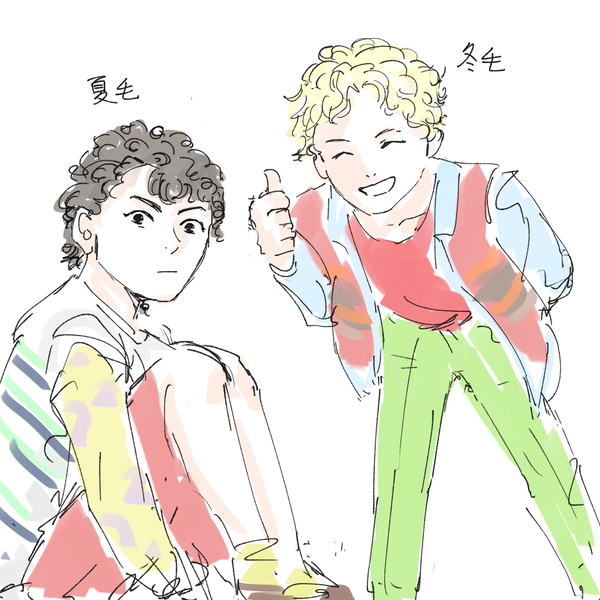 グッズと舞台上で髪色が違うピーター